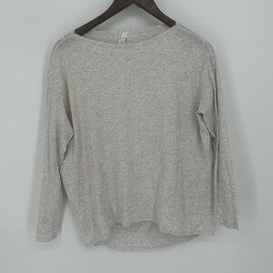 Lululemon Back in Action Long-Sleeve Shirt Heathered Core Ultra Light Gray 2